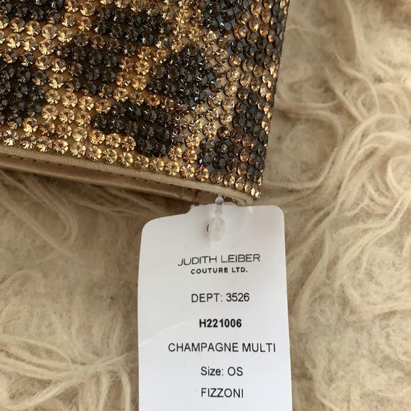 Judith Leiber NIB clutch with chain - Picture 8 of 11